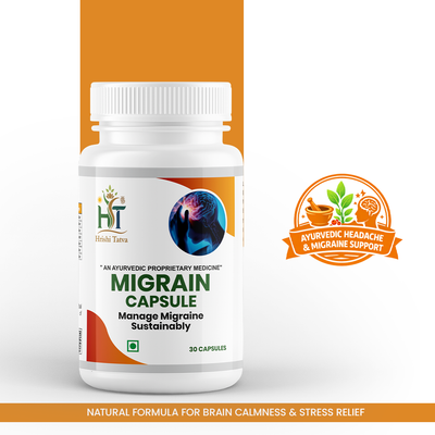 Hrishi Tatva Migraine Relief Capsules – 30