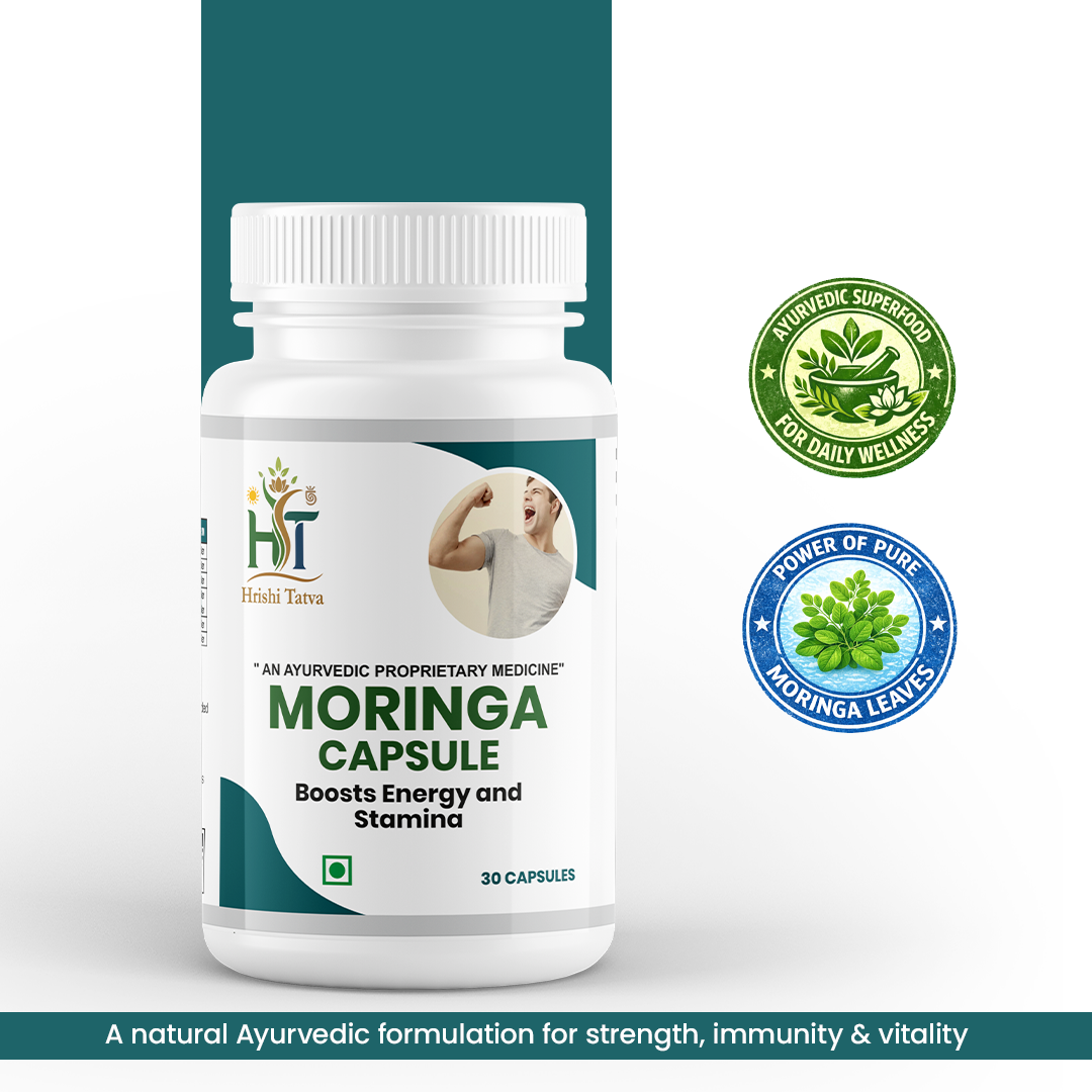 Hrishi Tatva Moringa Power Capsules – 30 Capsules