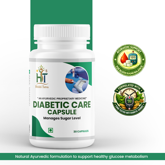 Hrishi Tatva Diabetes Ayurvedic Capsules – 30