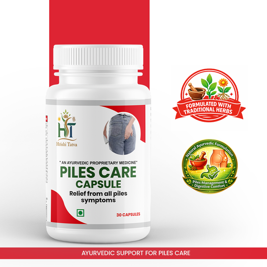 Hrishi Tatva Piles Care Capsules – 30 Capsules