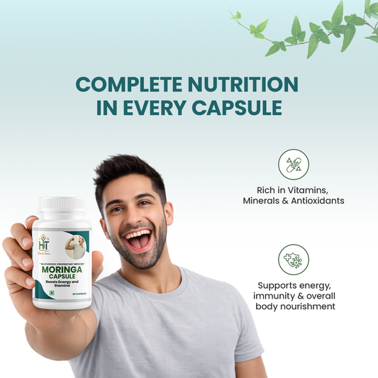 Hrishi Tatva Moringa Power Capsules – 30 Capsules