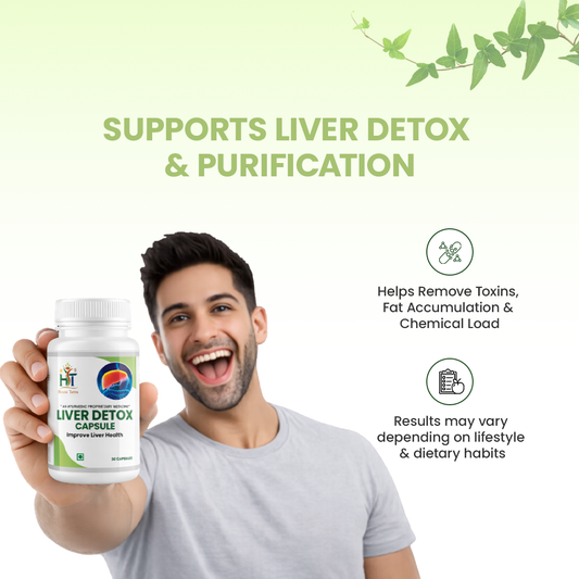 Hrishi Tatva Liver Detox Ayurvedic Capsules – 30