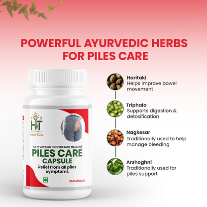 Hrishi Tatva Piles Care Capsules – 30 Capsules