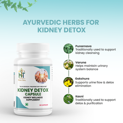 Hrishi Tatva Kidney Detox Capsules – 30 Capsules