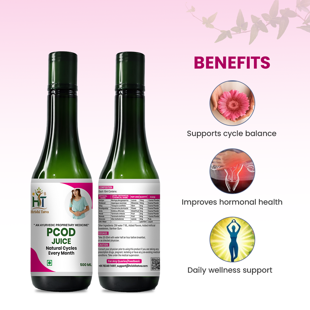Hrishi Tatva PCOD Balance Juice – 500 ml
