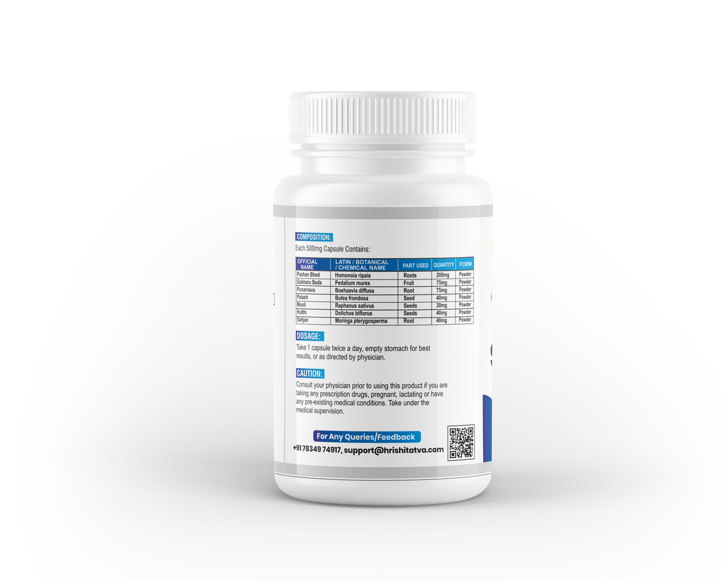 Hrishi Tatva Kidney Stone Ayurvedic Capsules – 30