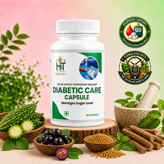 Hrishi Tatva Diabetes Ayurvedic Capsules – 30