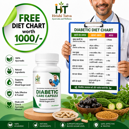 Hrishi Tatva Diabetes Combo – 1 Juice + 1 Capsule
